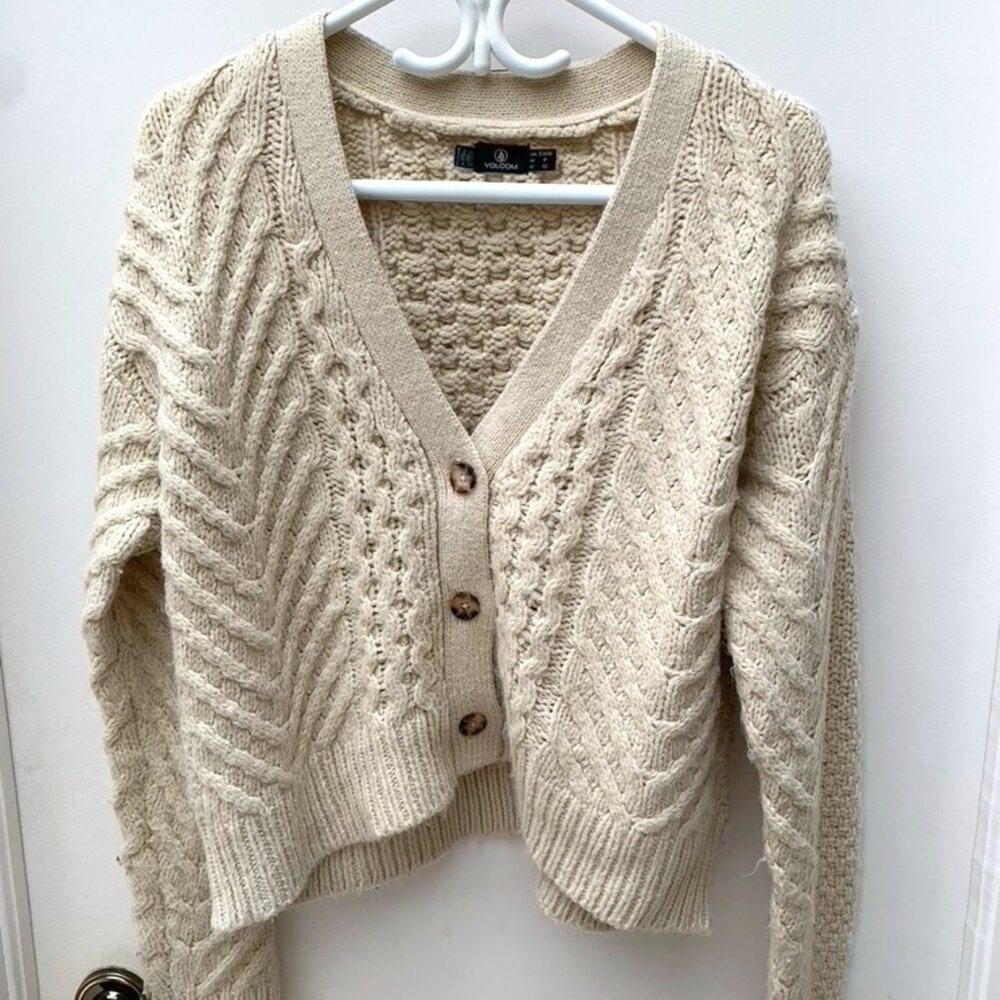Volcom Chunky Knit Cardigan